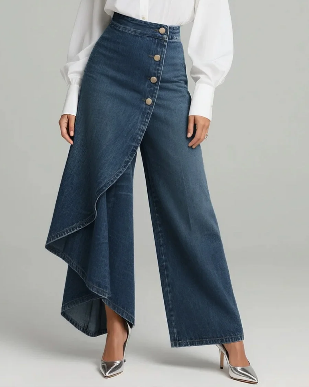 Gabrielle - Wrap Denim Pants