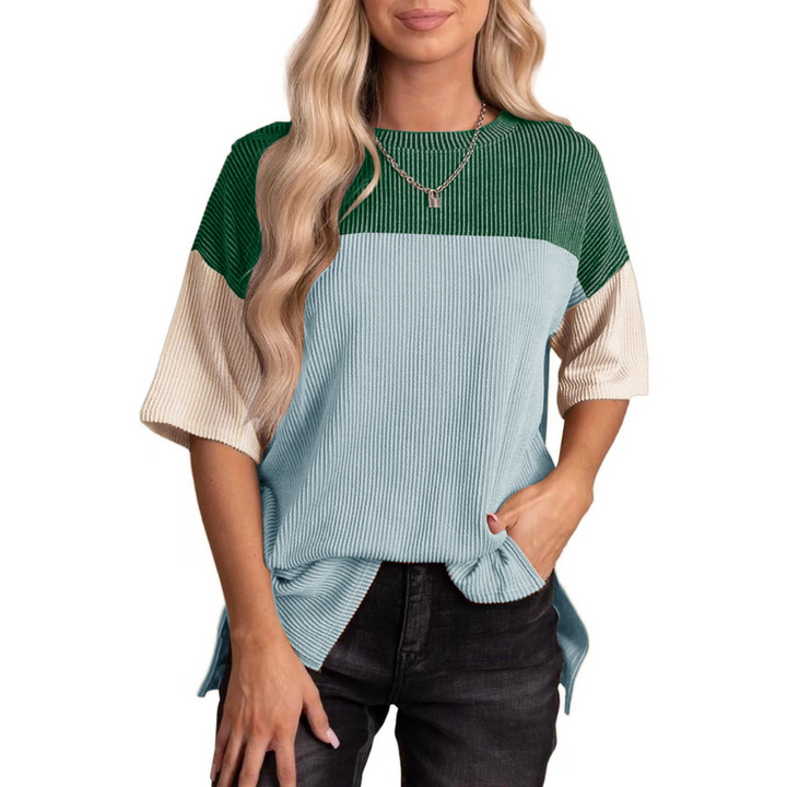 VANESSA - Casual Loose Fit Striped Summer Top