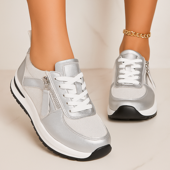 Vanessa - Zip-Up Orthopedic Sneakers
