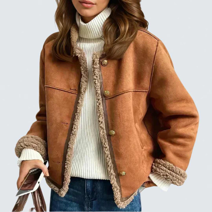 Jordan - Buttoned Sheepskin Jacket