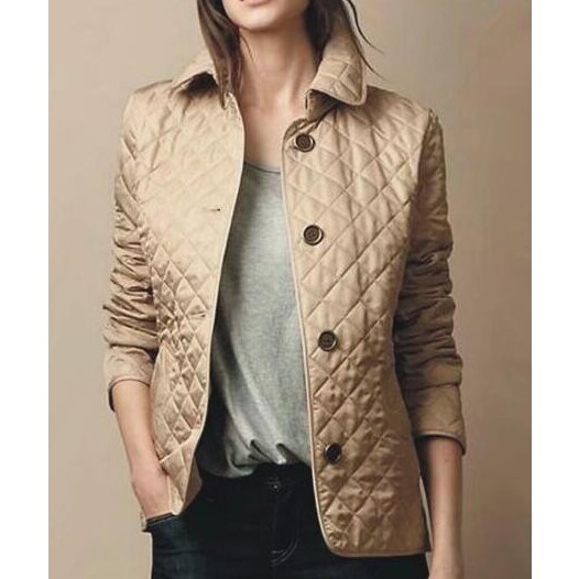 Ruth - Quilted Coat with Buttons