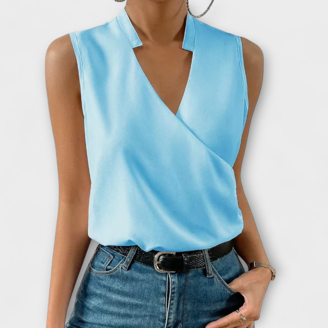 Erica - Sophisticated V-neck Top