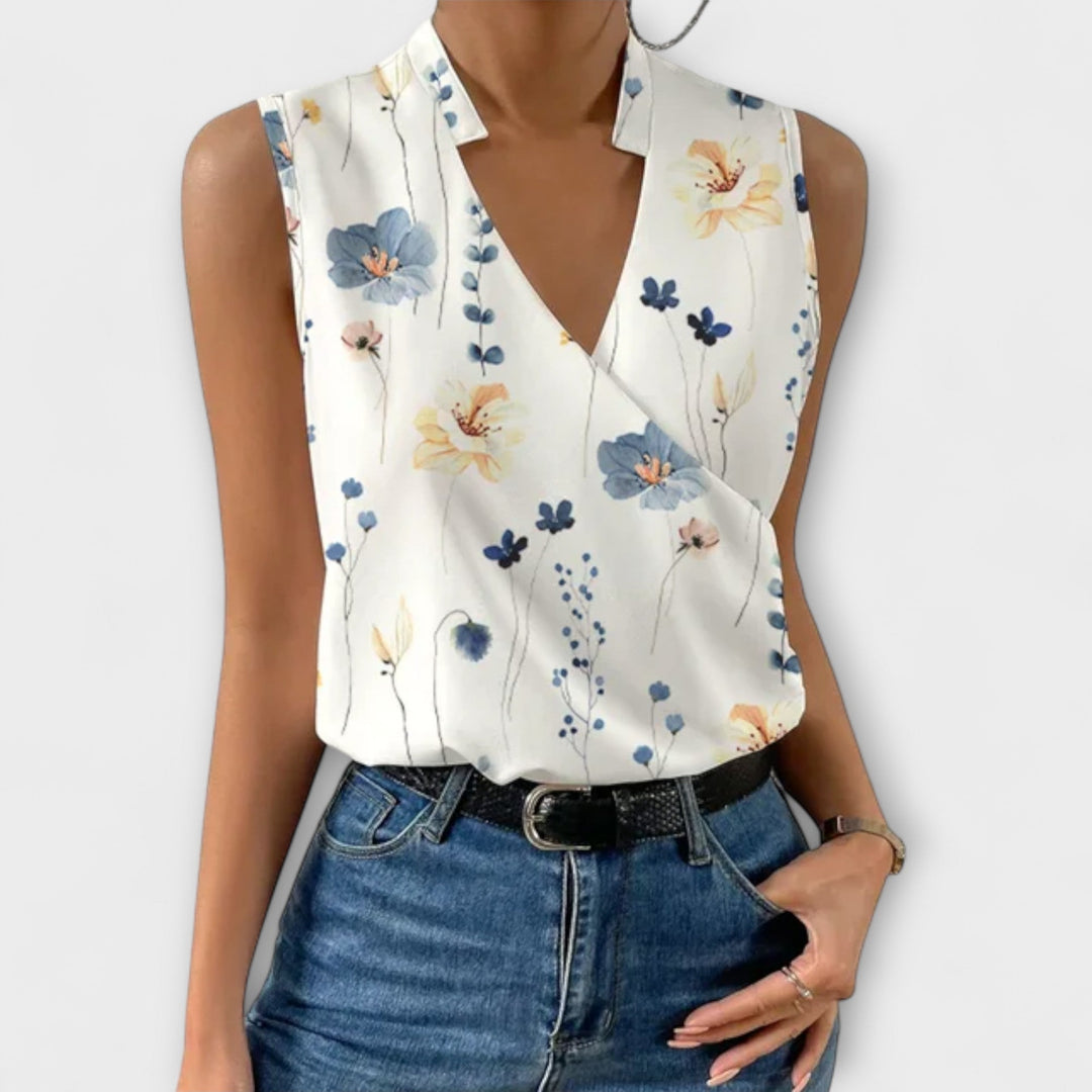 Erica - Sophisticated V-neck Top