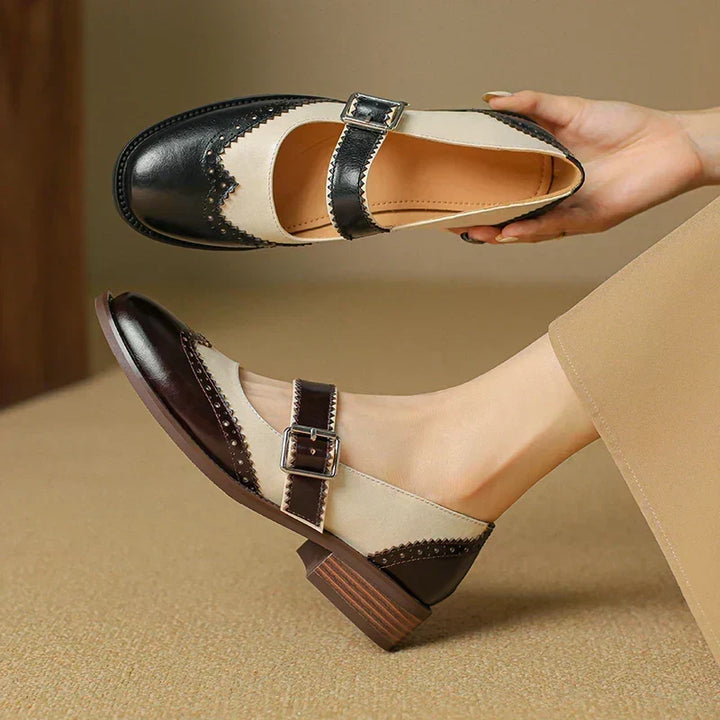 Robin Leather Mary Janes