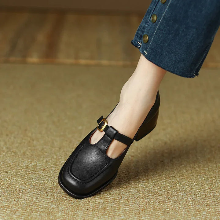 Emilia – Vintage-Style T-Strap Shoes