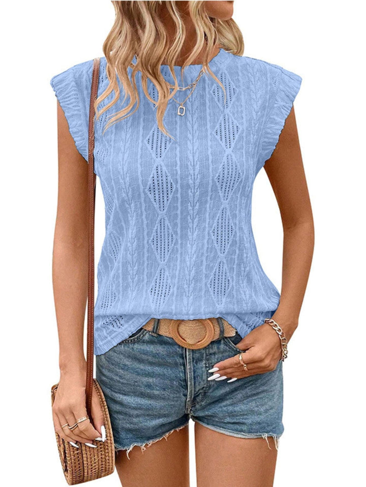 JENNIFER - Women Lightweight Knit Chic Tee