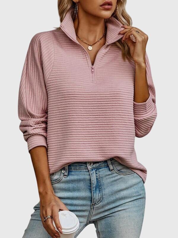 Naomi - Elegant Sweater with Zipper
