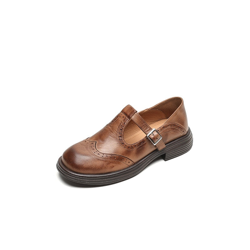 Cora - Elegant Mary Janes Made Of Leather