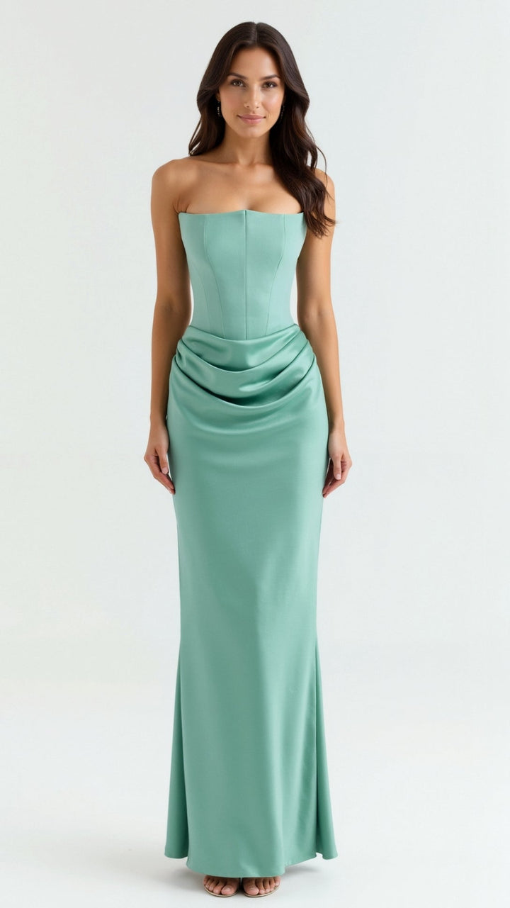 Emily - Long dress with bodice